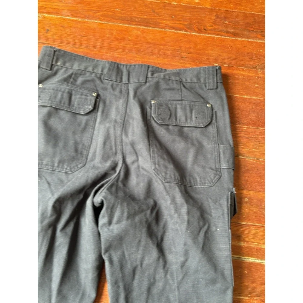Duluth‎ Trading Men's Cargo Pants Blue Rivets Pockets size 40x30 Work